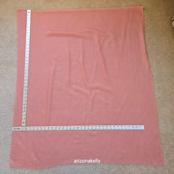 Ovcio Featherlight Cashmere Scarf in Azalea Pink - Picture 3 of 12